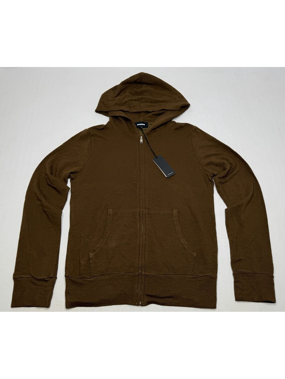 NEW Women's Monrow Small Long Sleeve Full Zip Hooded Sweater Jacket